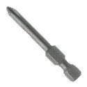 1/4"Dr Long Phillips Power Bit #1 x 3-1/2" (100 Bits)