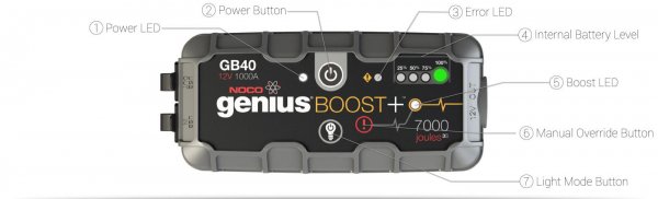 NOCO Genius Boost Plus 1000A 12V Lithium Jump Starter