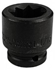 3/4" Drive 1" 8-Pt Standard Length Impact Socket For Budd Wheels