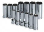 SK 13PC 3/8"Dr 6pt Deep & Extra Deep Metric Socket Set