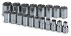 SK 19PC 1/2"Dr 6pt Standard Metric Socket Set