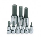 SK 9PC 3/8"Dr. & 1/2"Dr. SAE Hex Bit Socket Set(5/32"-5/8") 