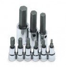 SK 9PC 3/8" & 1/2"DR Hex Bit Socket Set Metric