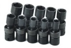 SK 10PC 3/8"Dr 6pt Standard Metric Swivel Impact Socket Set