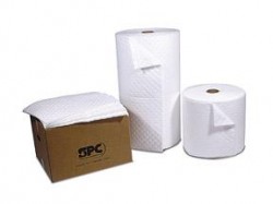 SPC 15" x 19" Oil Sorbent Pads  (100 Pads Per Bale)