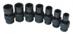 Sunex 7PC 1/2" Dr. Universal Standard SAE Impact Socket Set 6-Point