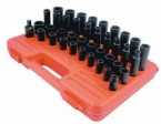 Sunex 40PC 1/2" Dr. Standard/Deep Metric Impact Socket Set