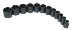 Sunex 12PC 3/8" Dr. Standard SAE Impact Socket Set 6-Point