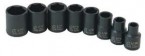 Sunex 8PC 3/8" Dr. Standard SAE Impact Socket Set 6-Point