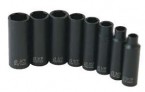 Sunex 8PC 3/8" Dr. Deep SAE Impact Socket Set 6-Point