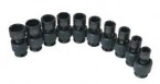 10PC 3/8" Dr. Standard Metric Universal Impact Socket Set 6-Pt