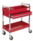 Sunex Deluxe Black Service Cart w/ Locking Top & Drawer