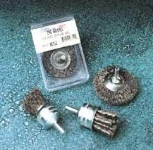 1" x .014 Wire Crimped Wire End Brushes