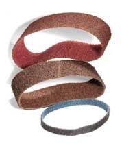 1/2"x18" Coarse Brown Non-Woven Belts  (10 Belts)