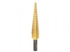 #1T Titanium Fractional Step Drill Bit (1/8" to 1/2")